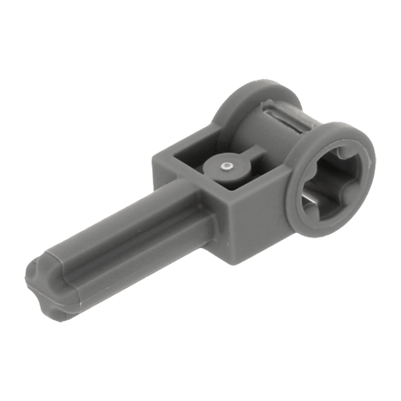 Technic 50шт Lego Вісь Reverser Handle Connector 2L 6553 4141412 4210665 Dark Bluish Grey Б/У - Retromagaz
