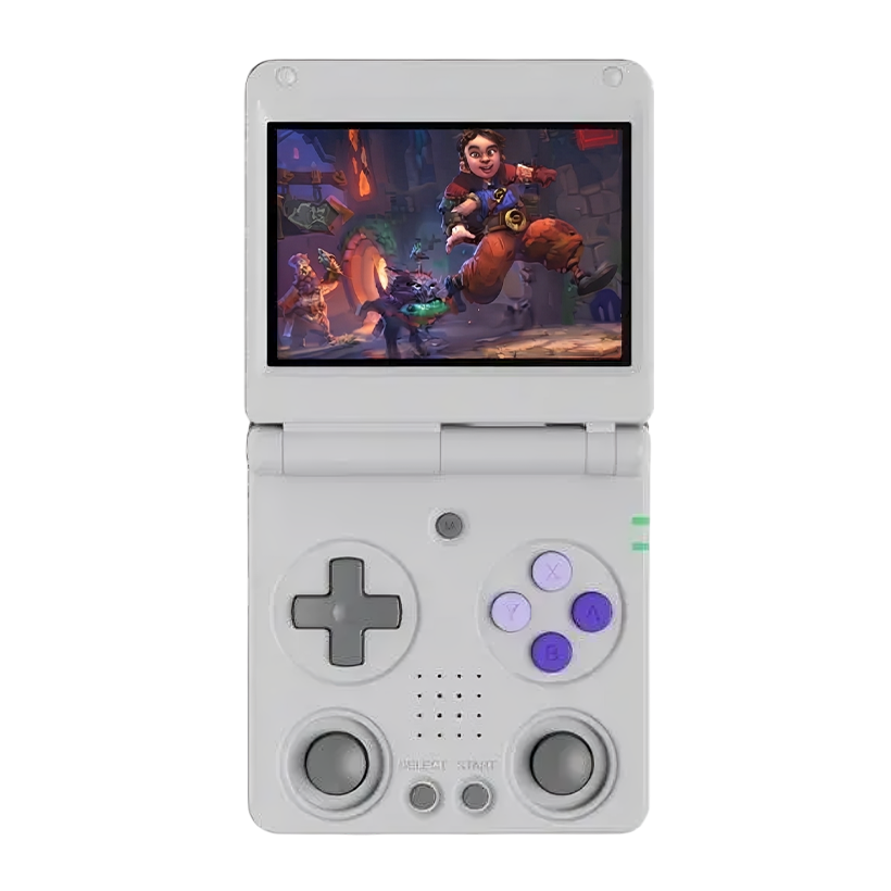 Консоль Anbernic RG34XXSP + 5000 Вбудованих Ігор 64GB Grey - Retromagaz