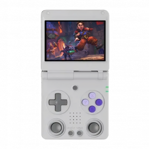 Консоль Anbernic RG34XXSP + 5000 Вбудованих Ігор 64GB Grey - Retromagaz