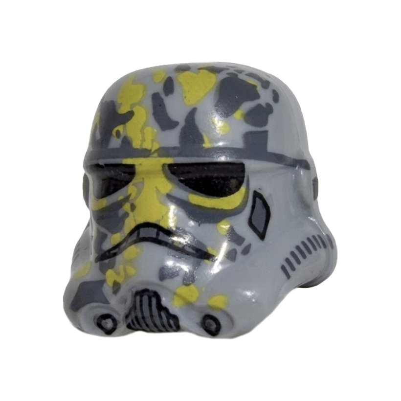 На Голову Lego Империя Helmet Mimban Stormtrooper Tan and Dark Bluish Gray Dirt Stains Star Wars 36039pb01 sw0927 75211 6225256 Light Bluish Grey Б/У - Retromagaz