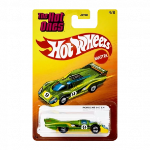Тематическая Машинка Hot Wheels Porsche Porsche 917 LH The Hot Ones 1:64 JKX43 Green - Retromagaz