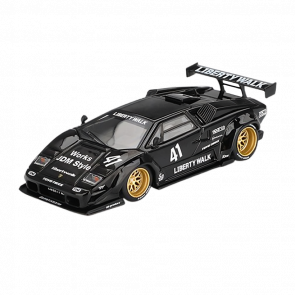 Машинка Premium MINI GT Lamborghini Countach LB-WORKS 1:64 MGT01081-CH Black - Retromagaz
