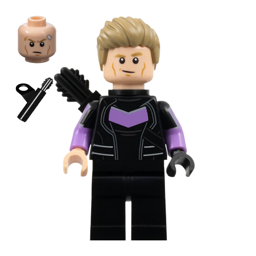 Фигурка Lego Marvel Hawkeye Studios Series 2 Super Heroes colmar18 Б/У - Retromagaz