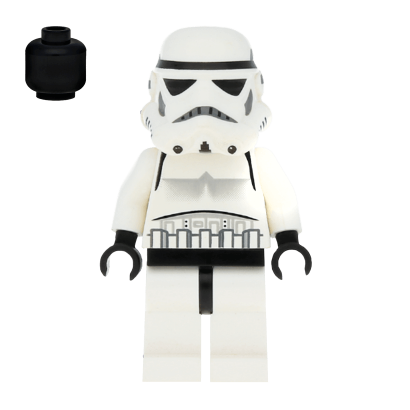 Фигурка Lego Stormtrooper Black Head Star Wars Империя sw0188 Б/У - Retromagaz