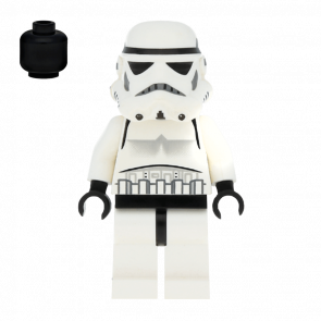 Фигурка Lego Империя Stormtrooper Black Head Star Wars sw0188 Б/У - Retromagaz