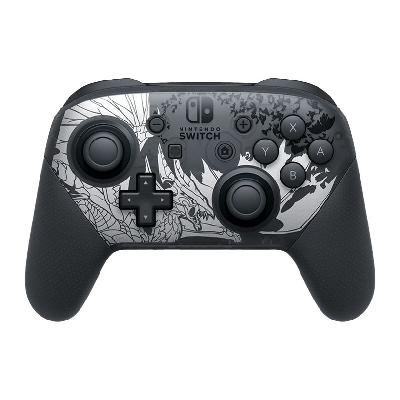 Геймпад Беспроводной Nintendo Switch Pro Controller Monster Hunter Rise Sunbreak Edition Black Новый - Retromagaz