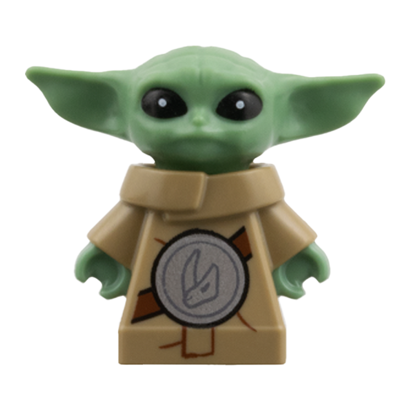 Фігурка Lego Інше Din Grogu The Child Baby Yoda Long Robe Beskar Rondel Star Wars sw1522 75447 Новий - Retromagaz