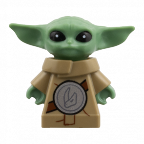 Фігурка Lego Інше Din Grogu The Child Baby Yoda Long Robe Beskar Rondel Star Wars sw1522 75447 Новий - Retromagaz
