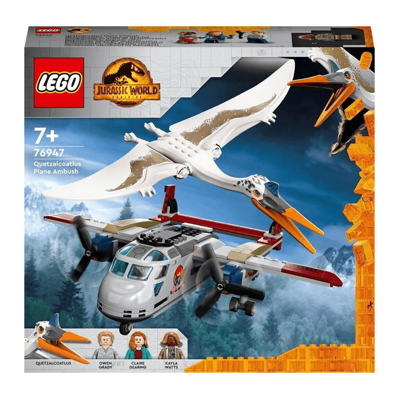 Конструктор Lego Нападение Кетцалькоатля на Самолет Jurassic World 76947 Новый - Retromagaz