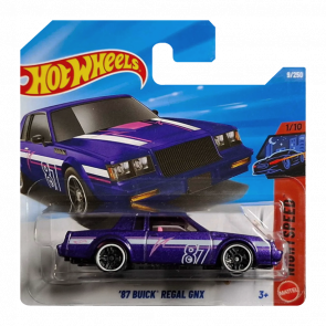 Машинка Базова Hot Wheels '87 Buick Regal GNX Treasure Hunts Nightspeed 1:64 JJM00 Blue - Retromagaz