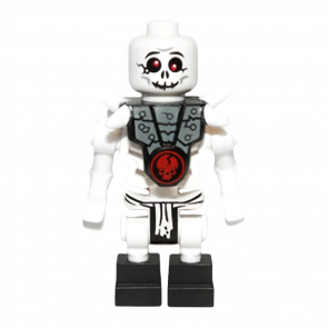 Фигурка Lego Skulkin Bonezai Skulkin Horizontal Grip Hands Armor Ninjago njo022 Б/У - Retromagaz