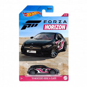 Тематическая Машинка Hot Wheels '19 Mercedes-Benz A-Class Forza Horizon 1:64 GRP35 Black