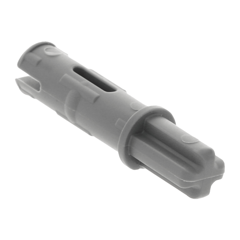 Technic 20шт Lego Пін with Pin 2L with Friction Ridges 1L 11214 6015356 Dark Bluish Grey Б/У - Retromagaz
