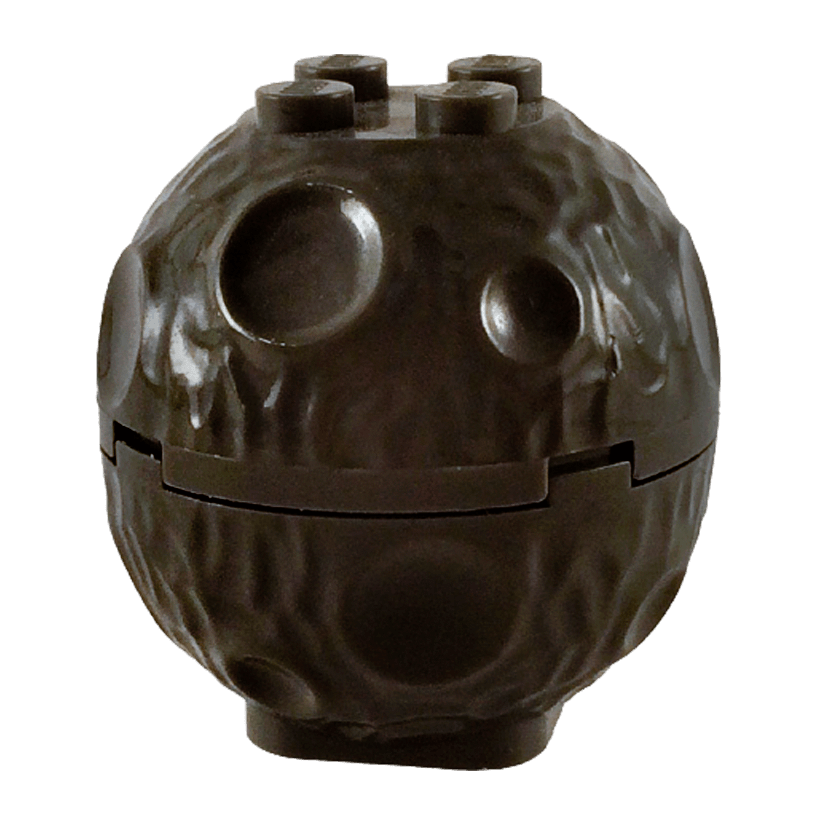 Скала Lego Валун Rock Arctic Globe 4 x 4 x 3.5 30342c01 Dark Brown Б/У - Retromagaz