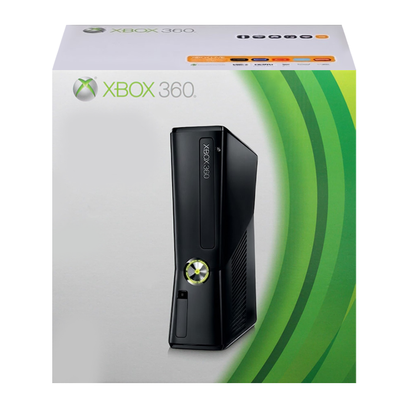 Коробка Microsoft Xbox 360 S Black Б/У - Retromagaz