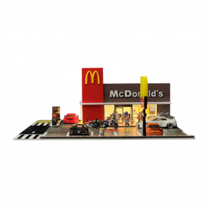 Діорама G-Fans McD Building 1:64 710033 Black - Retromagaz