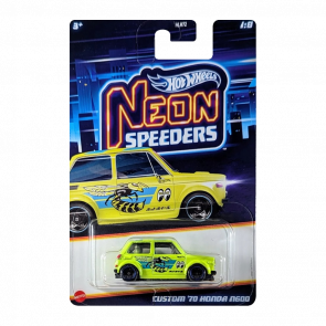 Тематическая Машинка Hot Wheels Custom '70 Honda N600 Neon Speeders 1:64 JBY92 Yellow Тематическая Машинка Hot Wheels Custom '70 Honda N600 Neon Speeders 1:64 JBY92 Yellow - Retromagaz
