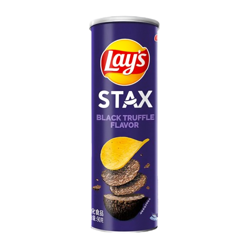Чипсы Lay's Stax Азиатские со Вкусом Черного Трюфеля 104g - Retromagaz