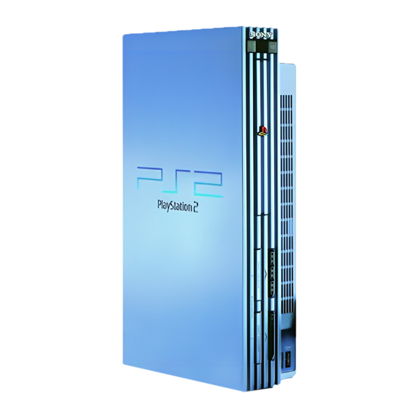 Консоль Sony PlayStation 2 Limited Edition Chip Aqua Blue Без Геймпада Б/У - Retromagaz