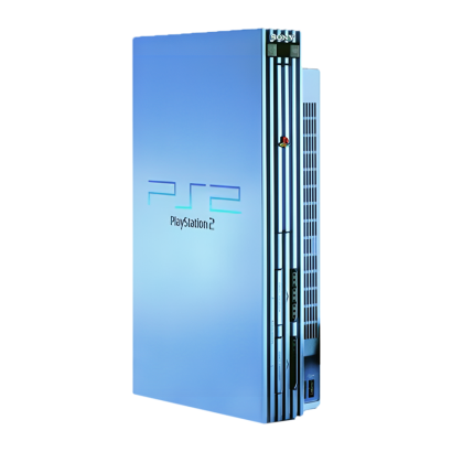 Консоль Sony PlayStation 2 Limited Edition Chip Aqua Blue Без Геймпада Б/У - Retromagaz
