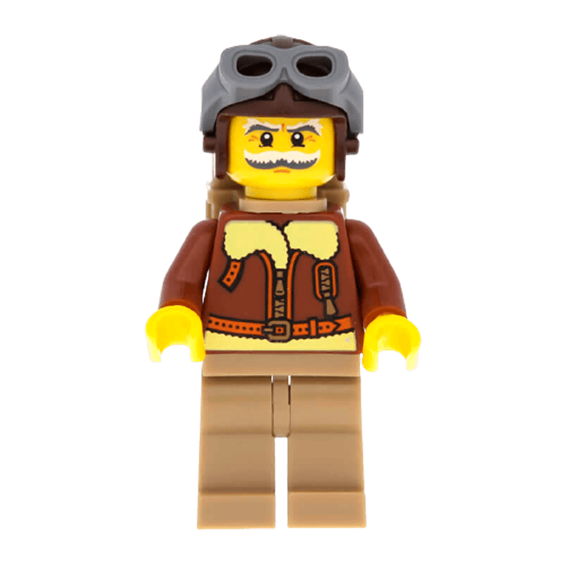 Фігурка Lego Collectible Minifigures Series 3 Pilot col036 1 Б/У Відмінний - Retromagaz