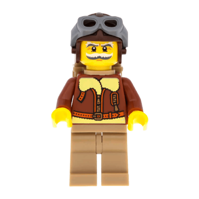 Фигурка Lego Collectible Minifigures Series 3 Pilot col036 1 Б/У Отличное - Retromagaz
