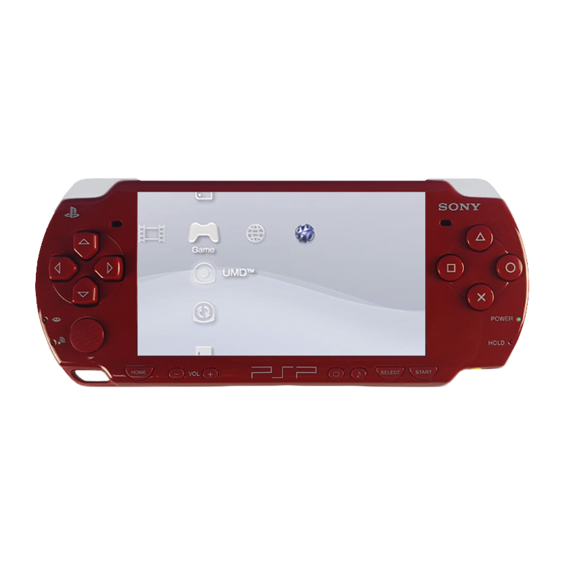 Консоль Sony PlayStation Portable Slim PSP-2ххх Модифікована 32GB Red Б/У - Retromagaz