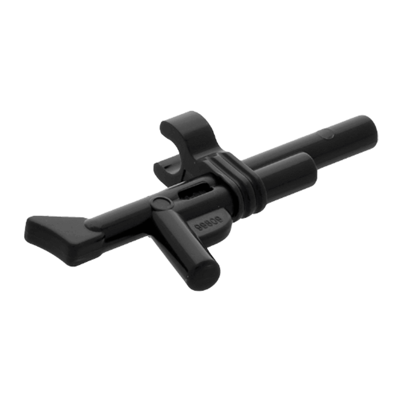 Оружие Lego Стрелковое Rifle with Clip 99809 4654423 Pearl Dark Grey Б/У - Retromagaz