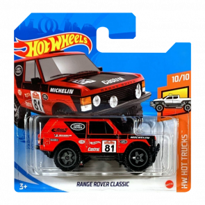 Машинка Базовая Hot Wheels Range Rover Classic Hot Trucks 1:64 GRX34 Red