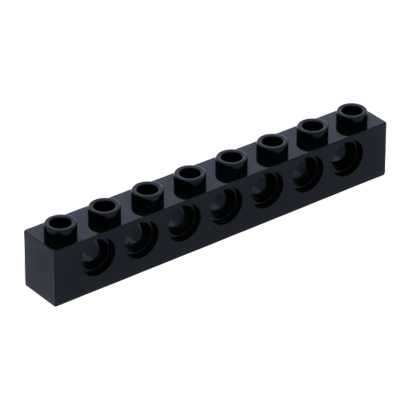 Technic Lego Кубик 1 x 8 3702 370226 Black 10шт Б/У - Retromagaz
