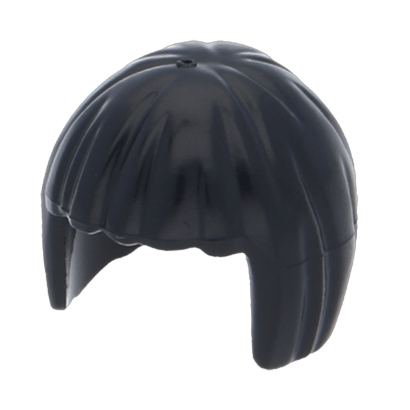 Волосся 2шт Lego Другое Short Bob Cut Другое 62711 27058 4526756 6155002 Black Б/У - Retromagaz