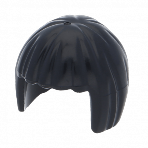 Волосся 2шт Lego Другое Short Bob Cut Другое 62711 27058 4526756 6155002 Black Б/У - Retromagaz