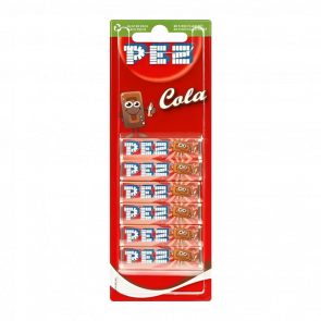 Конфеты Жевательные PEZ Cola 6 Pieces 51g 9044400912595