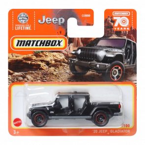 Машинка Большой Город Matchbox '20 Jeep Gladiator Off-Road 1:64 HLD26 Black - Retromagaz