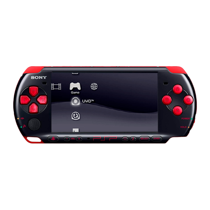 Консоль Sony PlayStation Portable Slim PSP-3ххх Модифицированная 32GB Black Red Б/У - Retromagaz