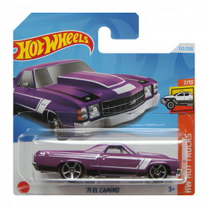 Машинка Базовая Hot Wheels '71 El Camino Hot Trucks 1:64 HTC34 Purple