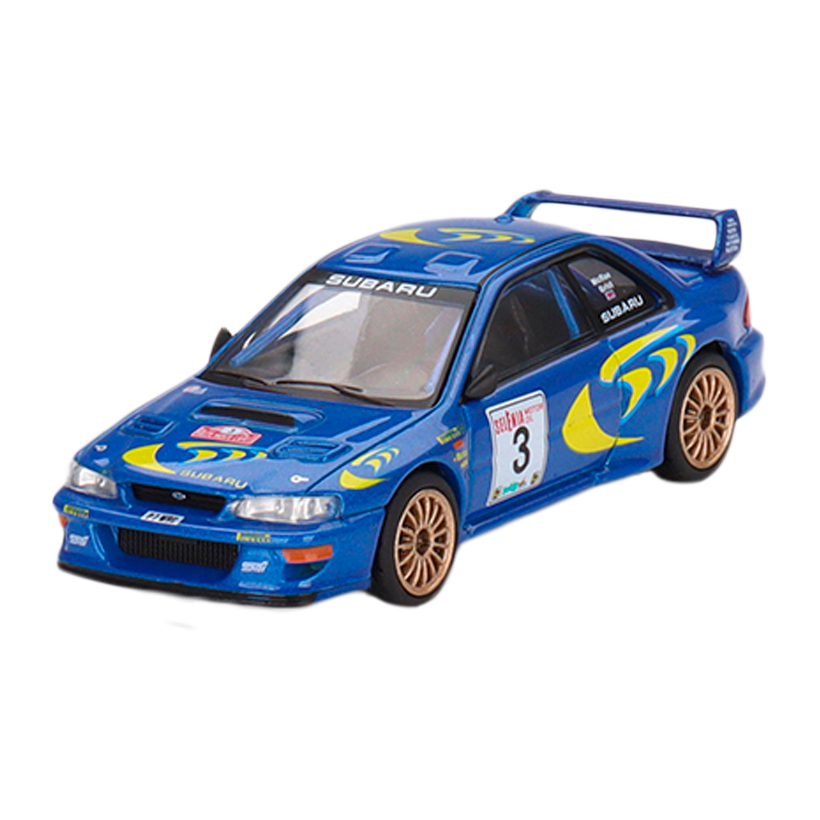 Машинка Premium MINI GT Subaru Impreza 1:64 Blue - Retromagaz