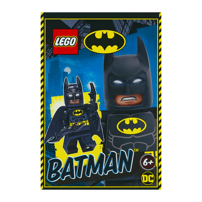 Конструктор Lego DC Фігурка Batman #6 DC Juniors Cape Foil Pack Super Heroes 212118 sh0513 Новий - Retromagaz