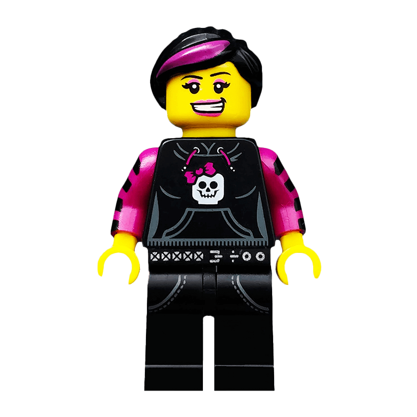 Фигурка Lego Series 6 Skater Girl Collectible Minifigures col092 Б/У - Retromagaz