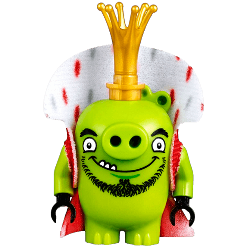 Фігурка Lego Angry Birds King Pig Cartoons ang019 Б/У - Retromagaz