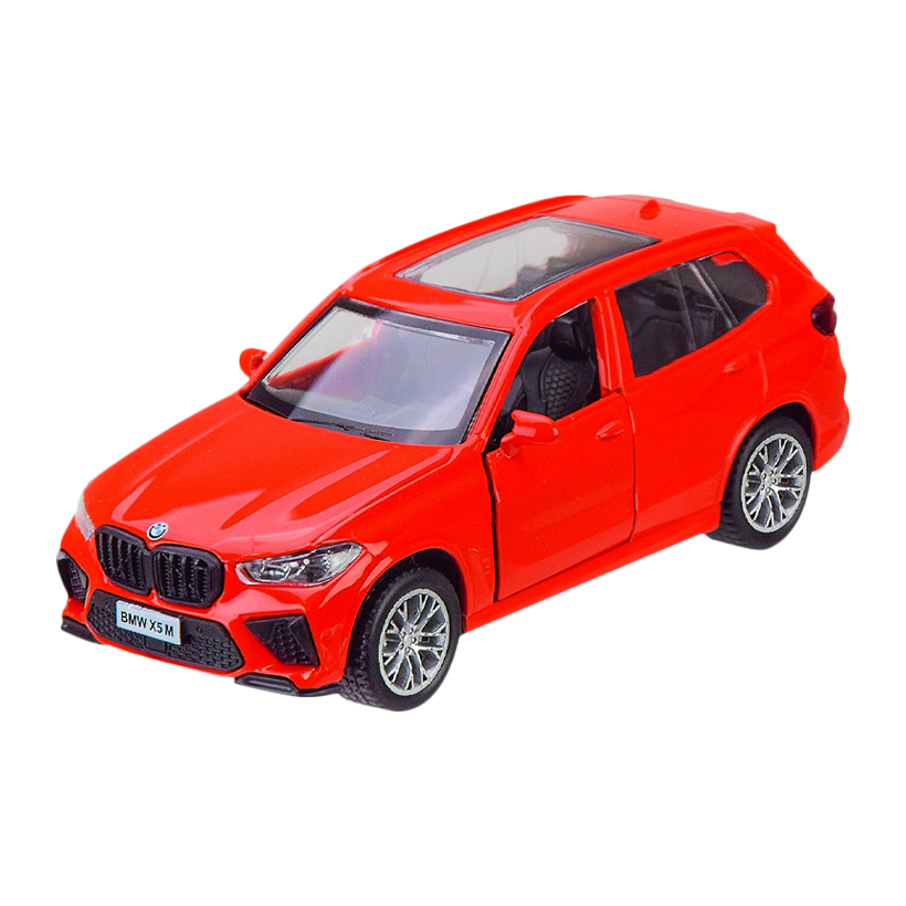 Машинка Автопром BMW X5M 1:43 Red - Retromagaz