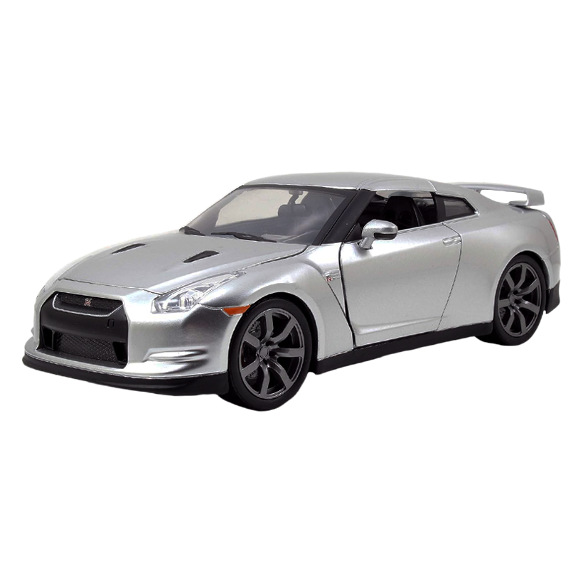 Машинка Jada 2011 Nissan Skyline GT-R (R35) Brian`s Fast & Furious 1:24 Silver - Retromagaz