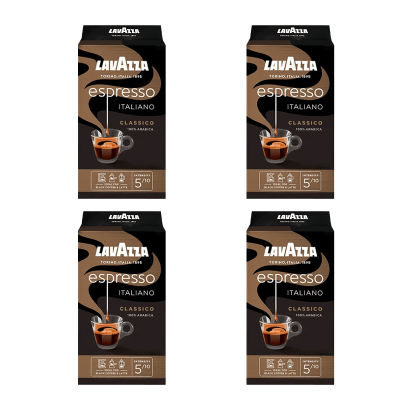 Набор Кофе Молотый 4шт Lavazza Espresso 250g - Retromagaz