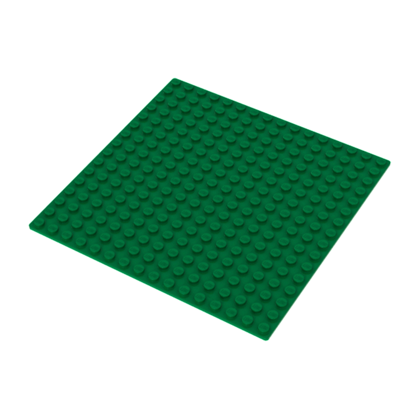 Пластина Lego Базова Baseplate 16 x 16 3867 6098 57916 4217115 609828 Green Б/У - Retromagaz