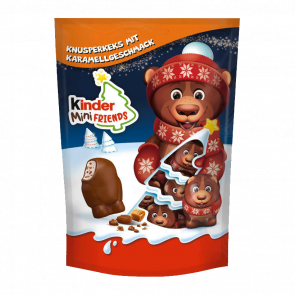 Конфеты Kinder Шоколадные Mini Friends Bear с Карамелью 122g - Retromagaz