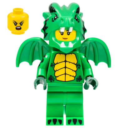 Фигурка Lego Green Dragon Costume Collectible Minifigures Series 23 col409 1 Б/У - Retromagaz