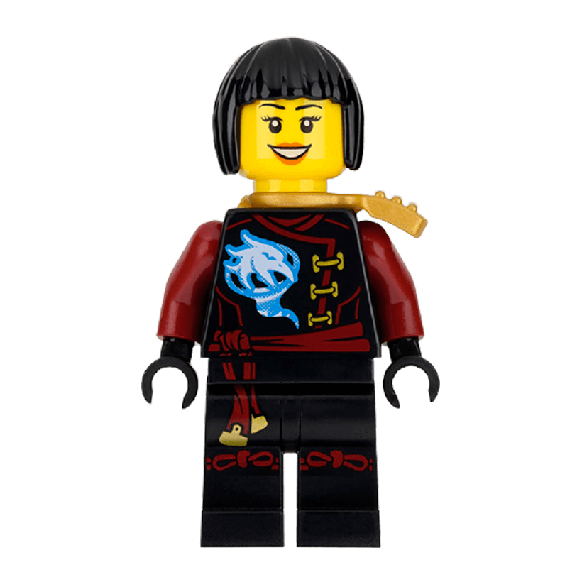 Фигурка Lego Ninja Nya Skybound Black Bob Cut Hair Ninjago njo0245 Б/У - Retromagaz