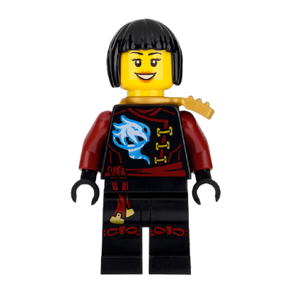 Фигурка Lego Ninjago Ninja Nya Skybound Black Bob Cut Hair njo245 1шт Б/У Хороший - Retromagaz