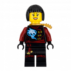 Фигурка Lego Ninjago Ninja Nya Skybound Black Bob Cut Hair njo245 1шт Б/У Хороший