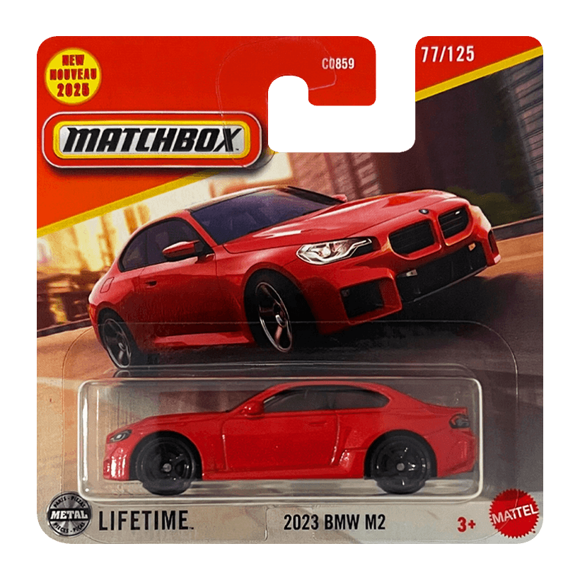 Машинка Большой Город Matchbox 2023 BMW M2 City 1:64 JBN53 Red - Retromagaz